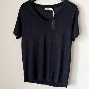 Vineyard Vines Linen Lagenlook Preppy Closet Staple V Neck Sweater Career Office